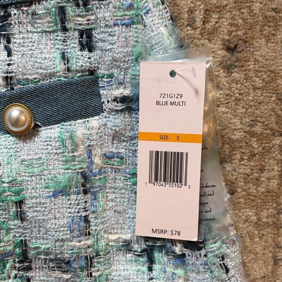 Nanette Nanette Lepore Womens Tweed Skirt- Small - Picture 3 of 6